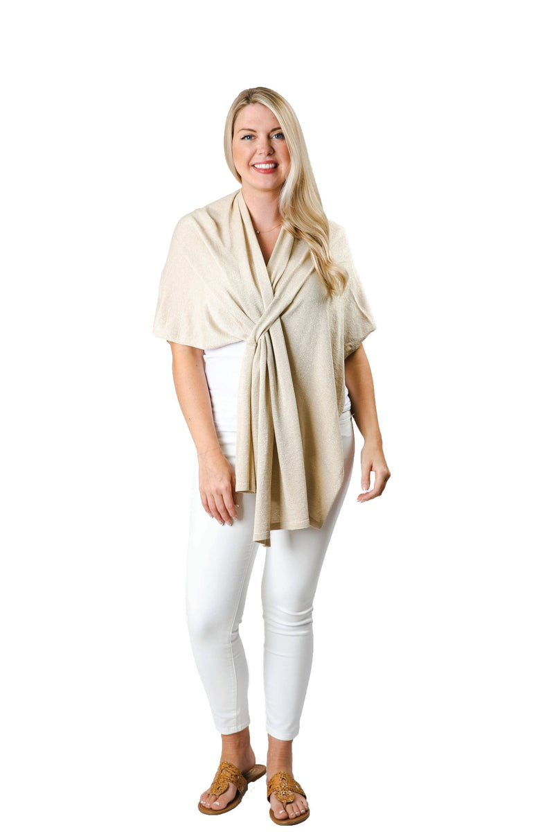 Lightweight Kaylie Wrap - Gold