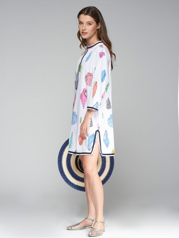 Diletta Marine Print Dress