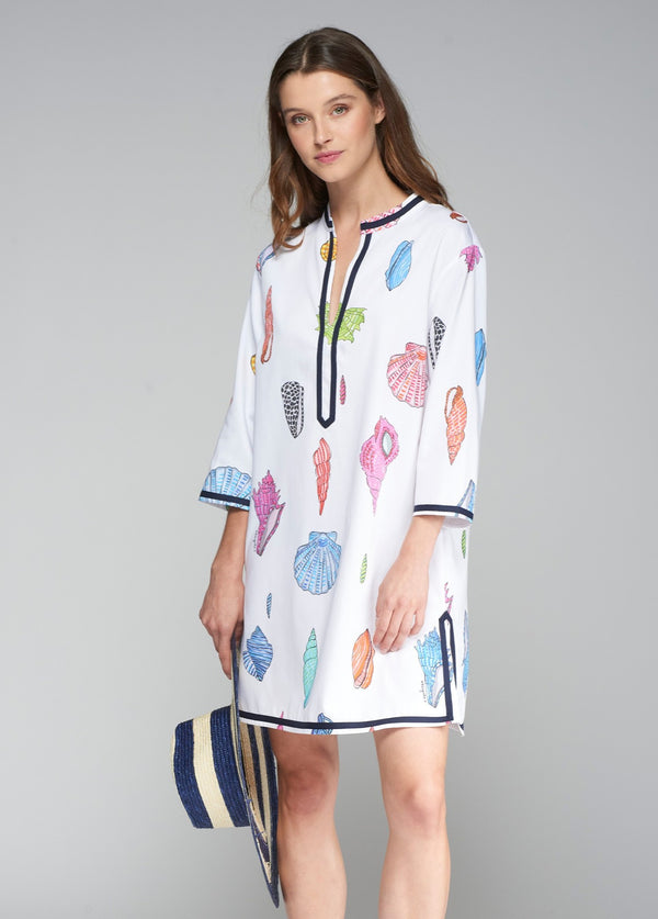 Diletta Marine Print Dress