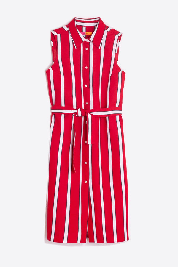 Mariya Red Stripes Dress