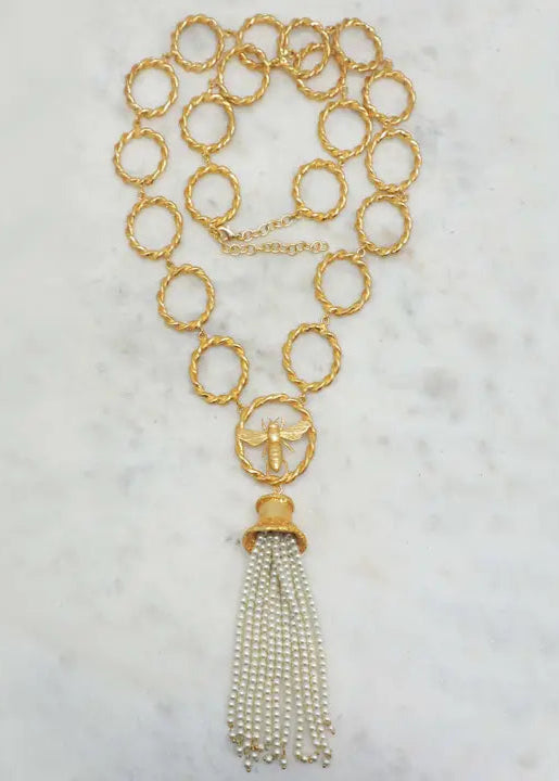 Perlina Bee Long Necklace