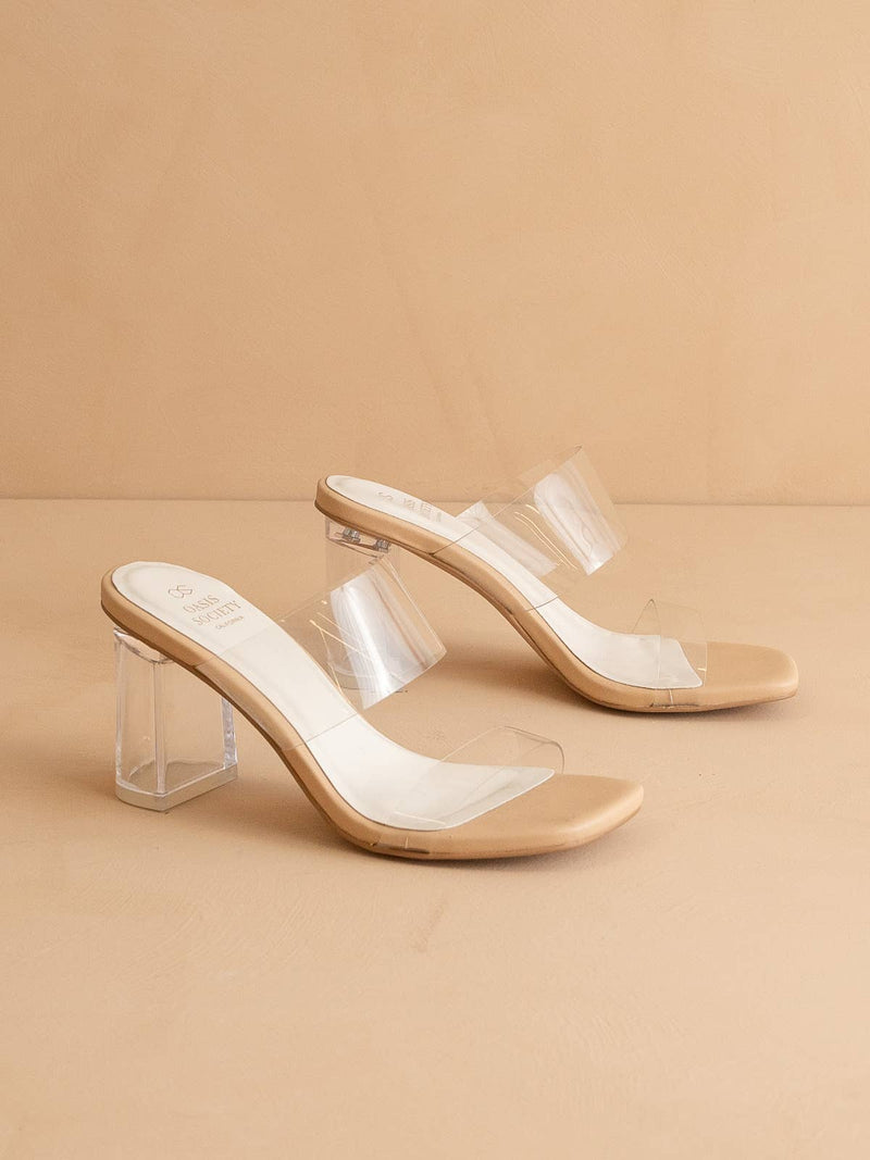 Emma Clear Invisible Block Heel
