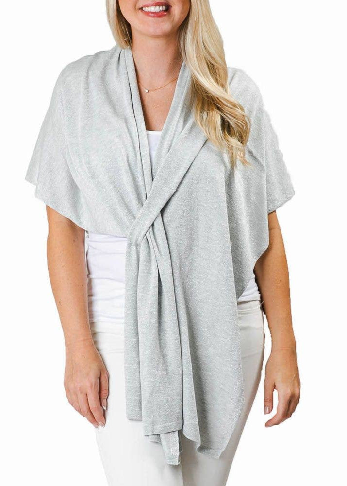 Lightweight Kaylie Wrap - Silver
