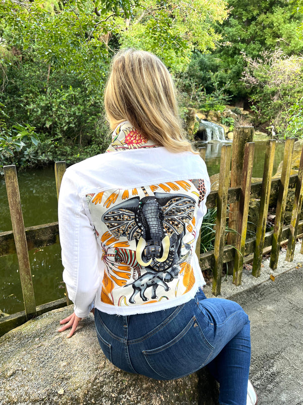 The White Denim Jacket / White Elephant