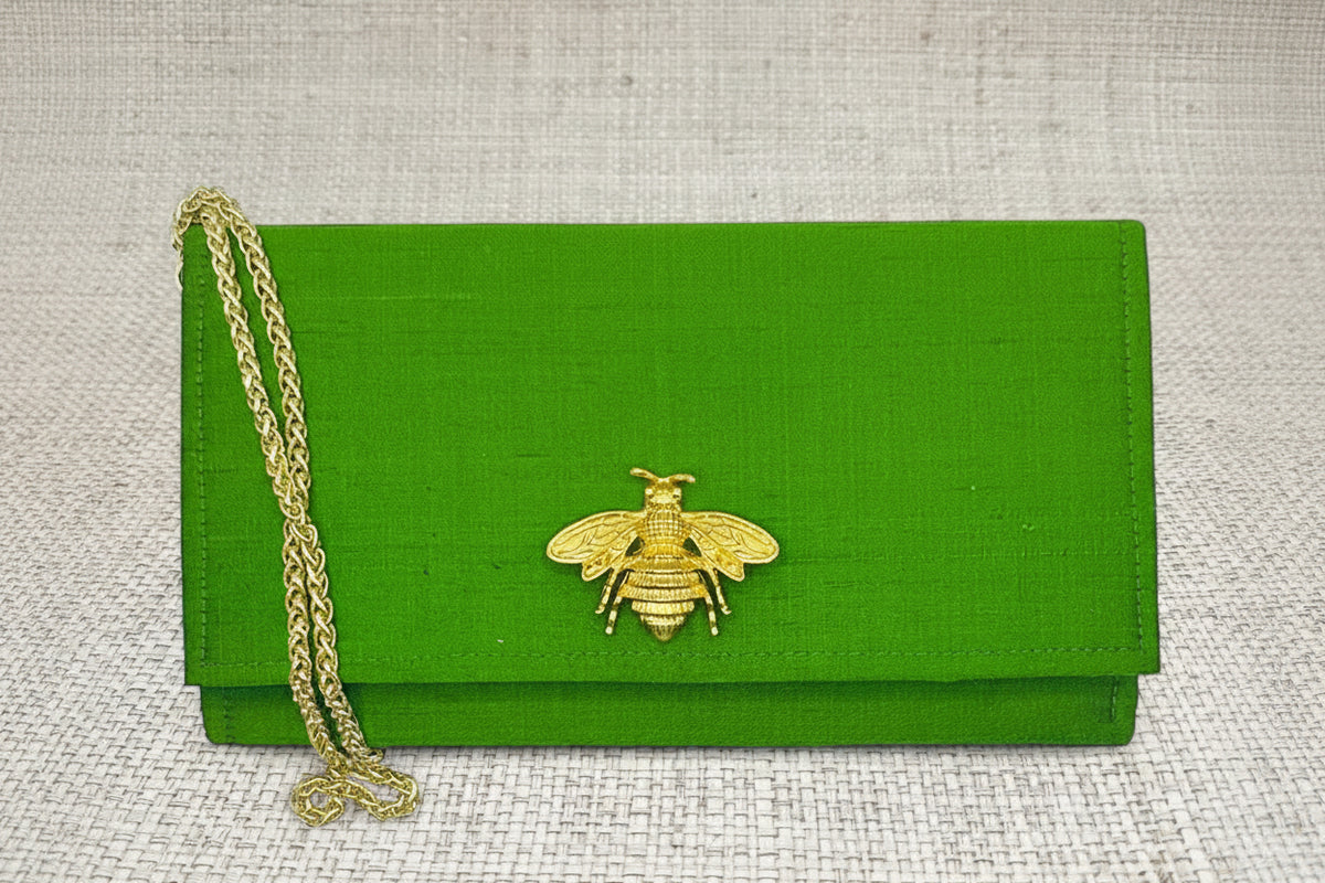 Dupioni Silk Crossbody Bag