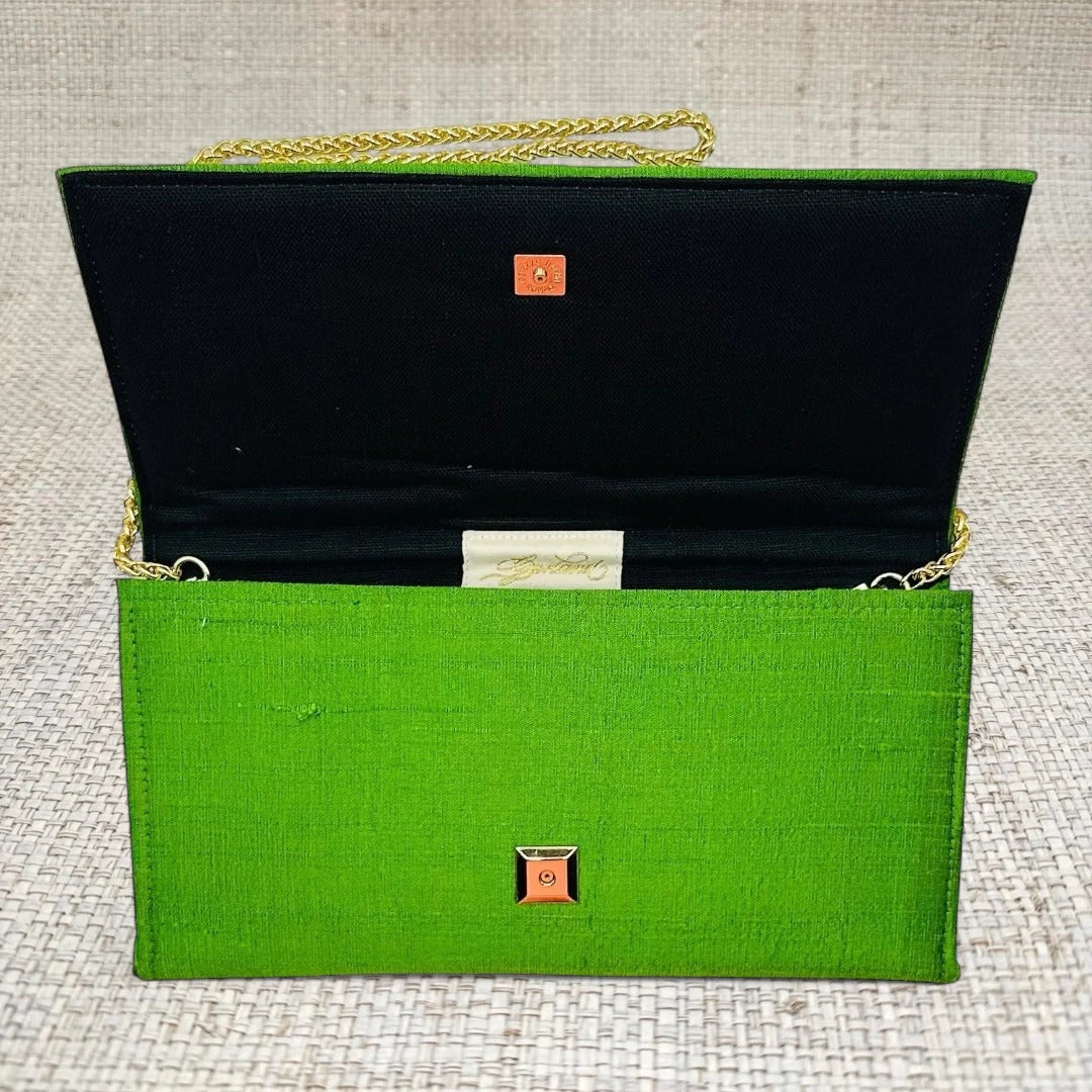 Dupioni Silk Crossbody Bag