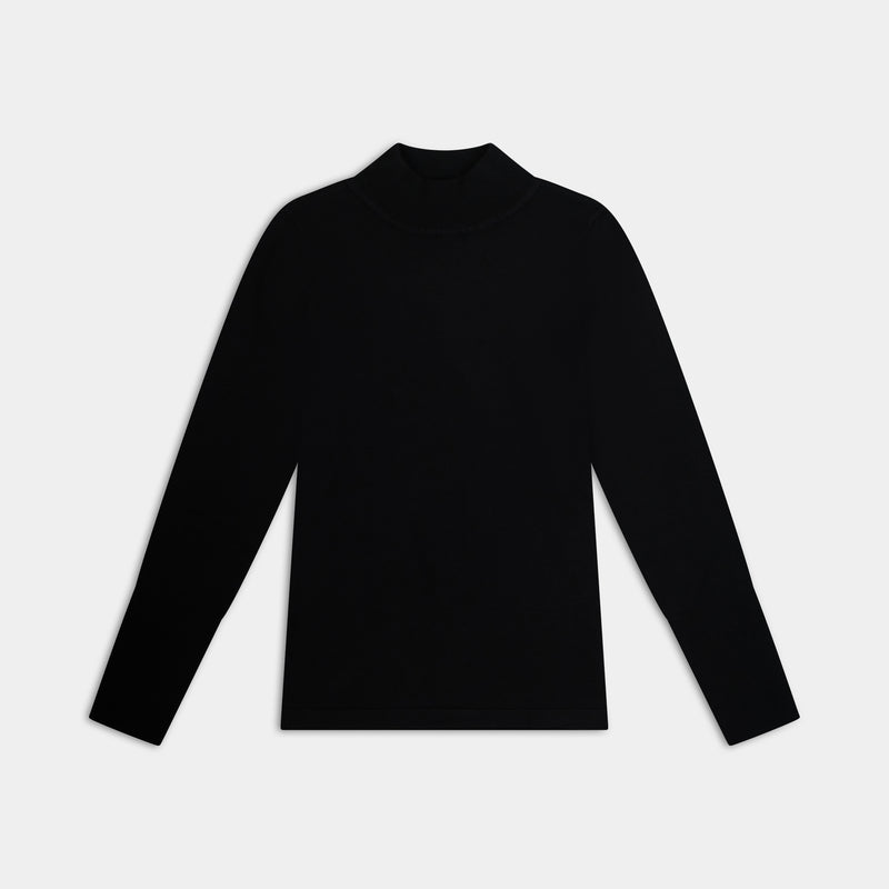 Mockneck w/ Button Sleeve - 2 Colors