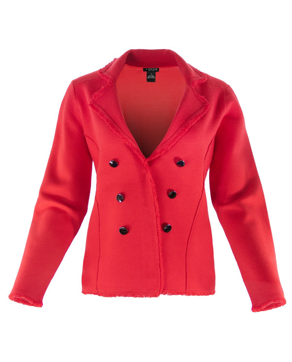 Fringe Trim Jacket - 2 Colors