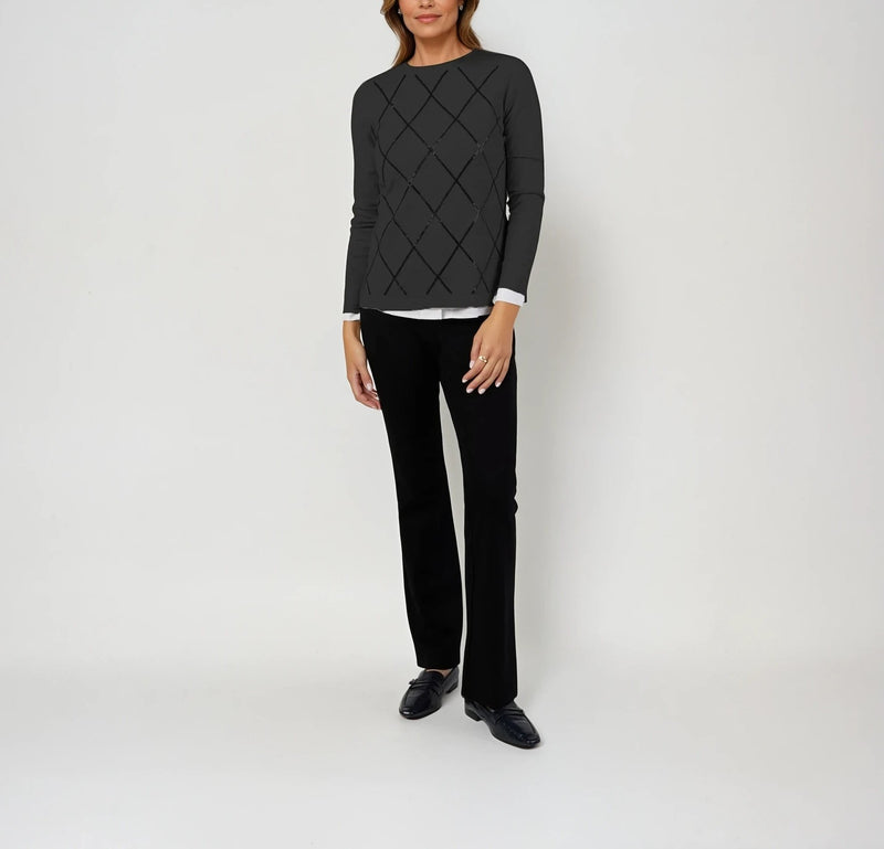 Mayfair Argyle Sweater