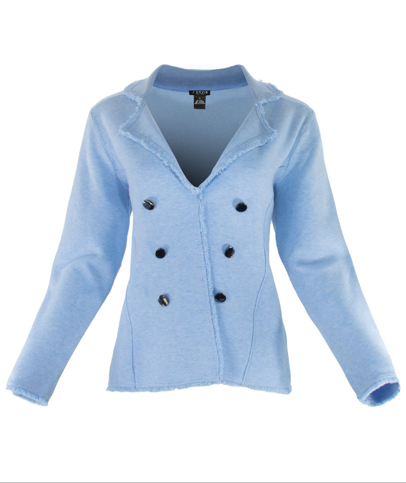 Fringe Trim Jacket - 2 Colors
