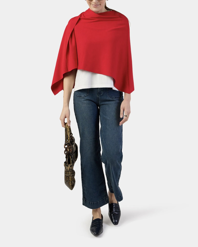 Luzern Side-Button Poncho
