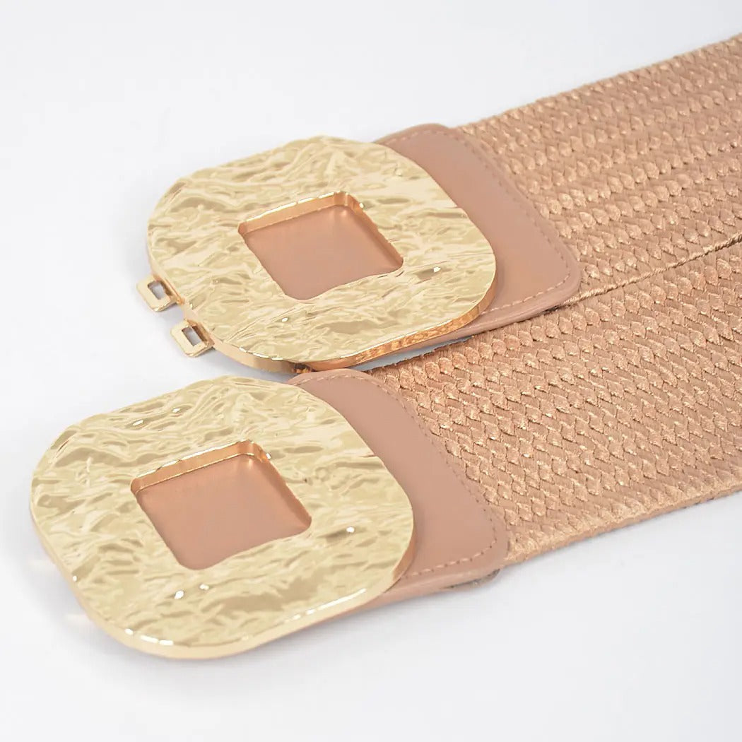 Double Buckle Elastic Belt