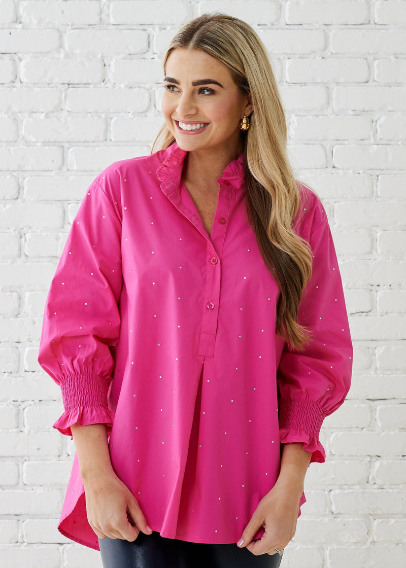 Kimberly Sparkle Top - Pink