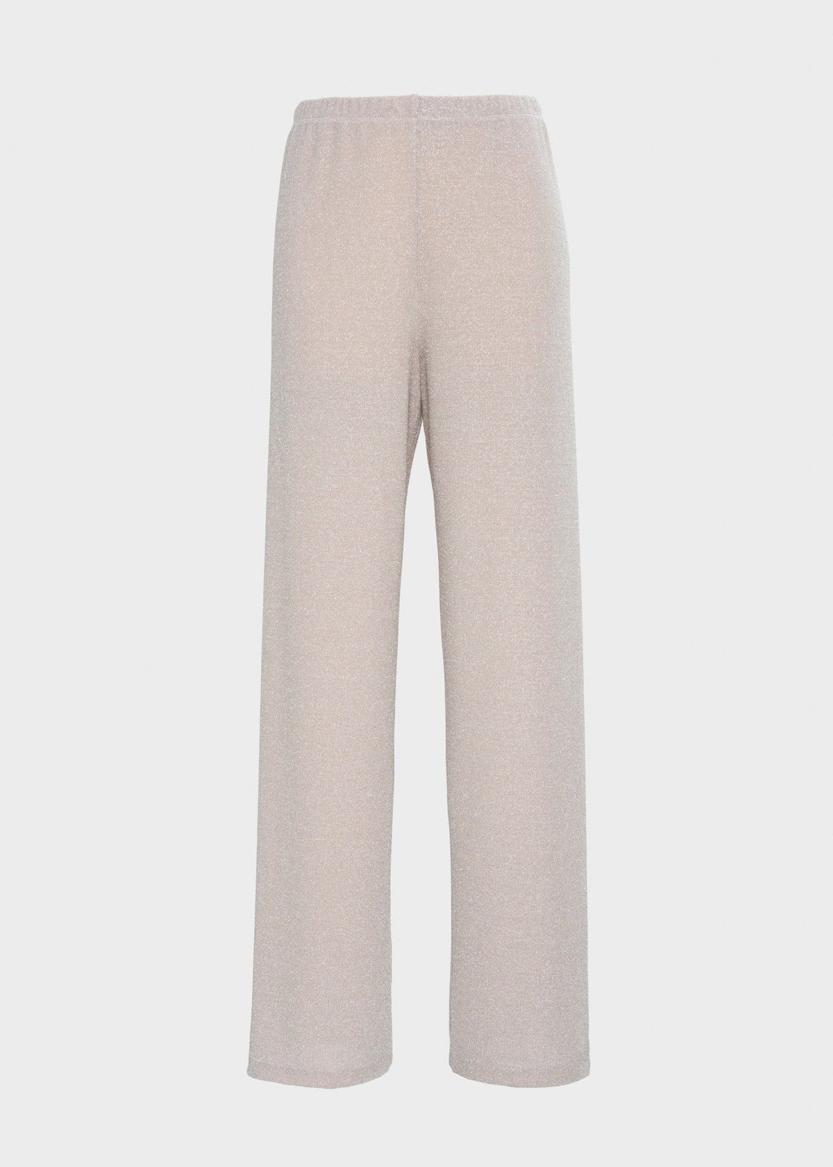 Elasticated Trousers in Iridescent Jersey