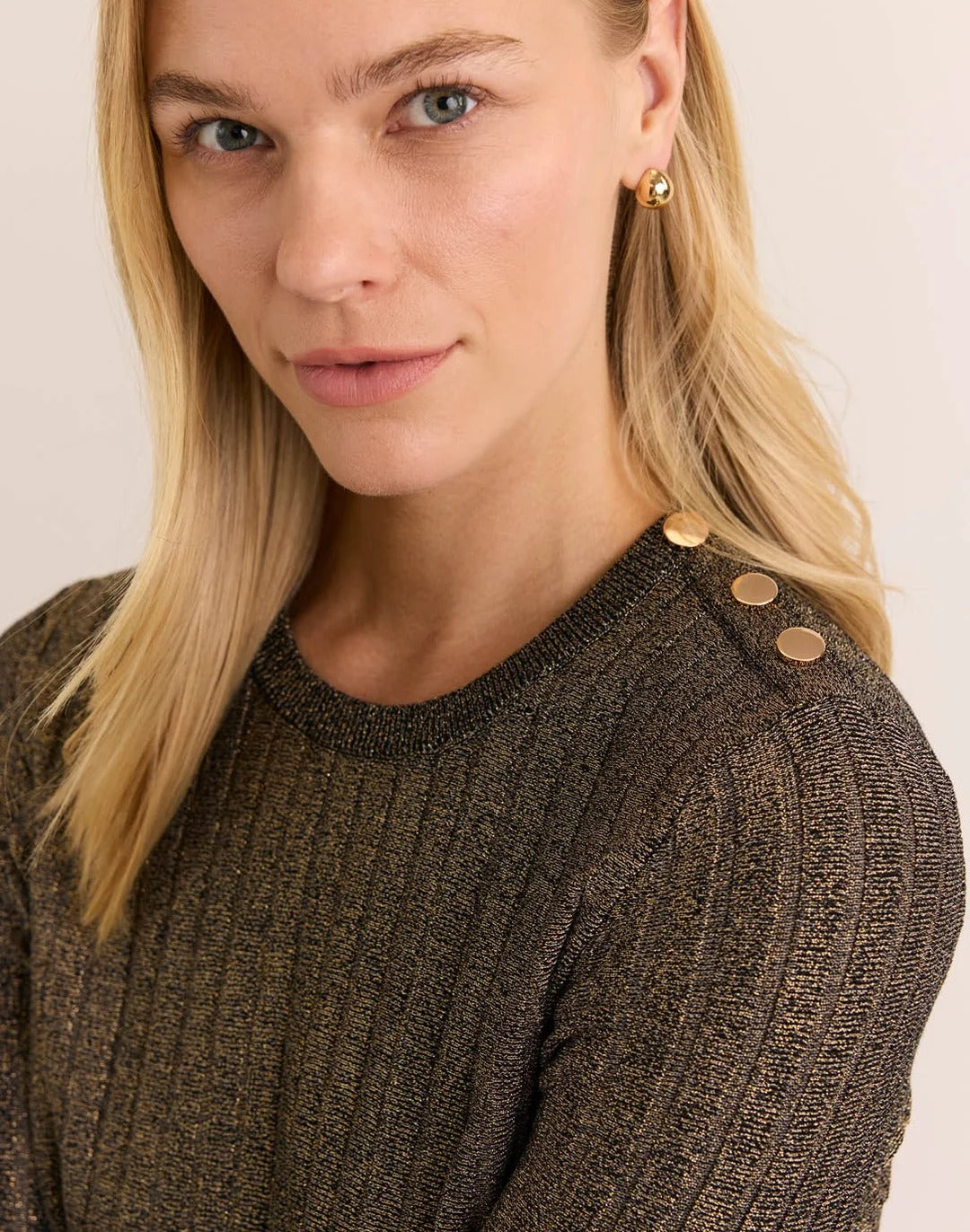 Long Sleeve Amber with Lurex