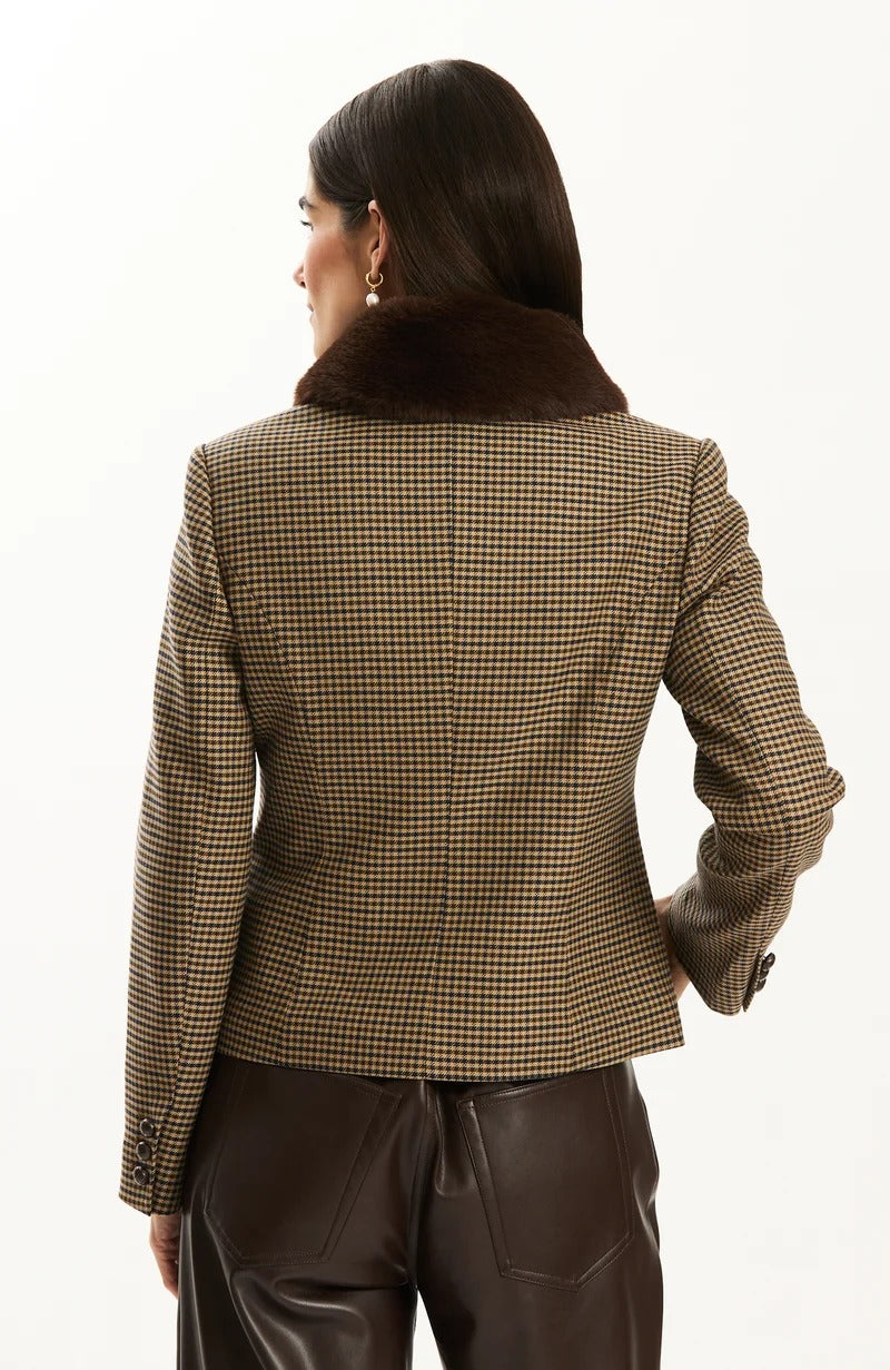 Lucy Mixed Media Jacket