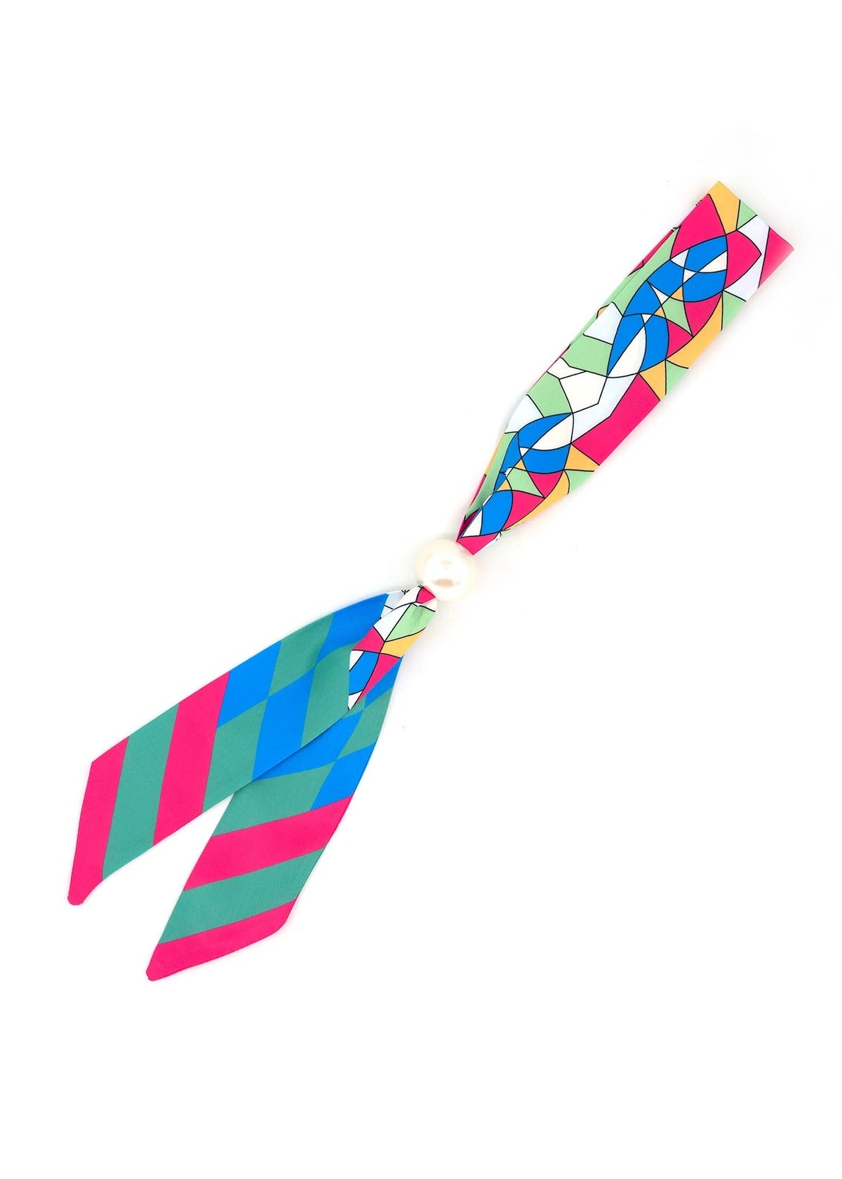 Scarf w/ Pearl - 2 Colors