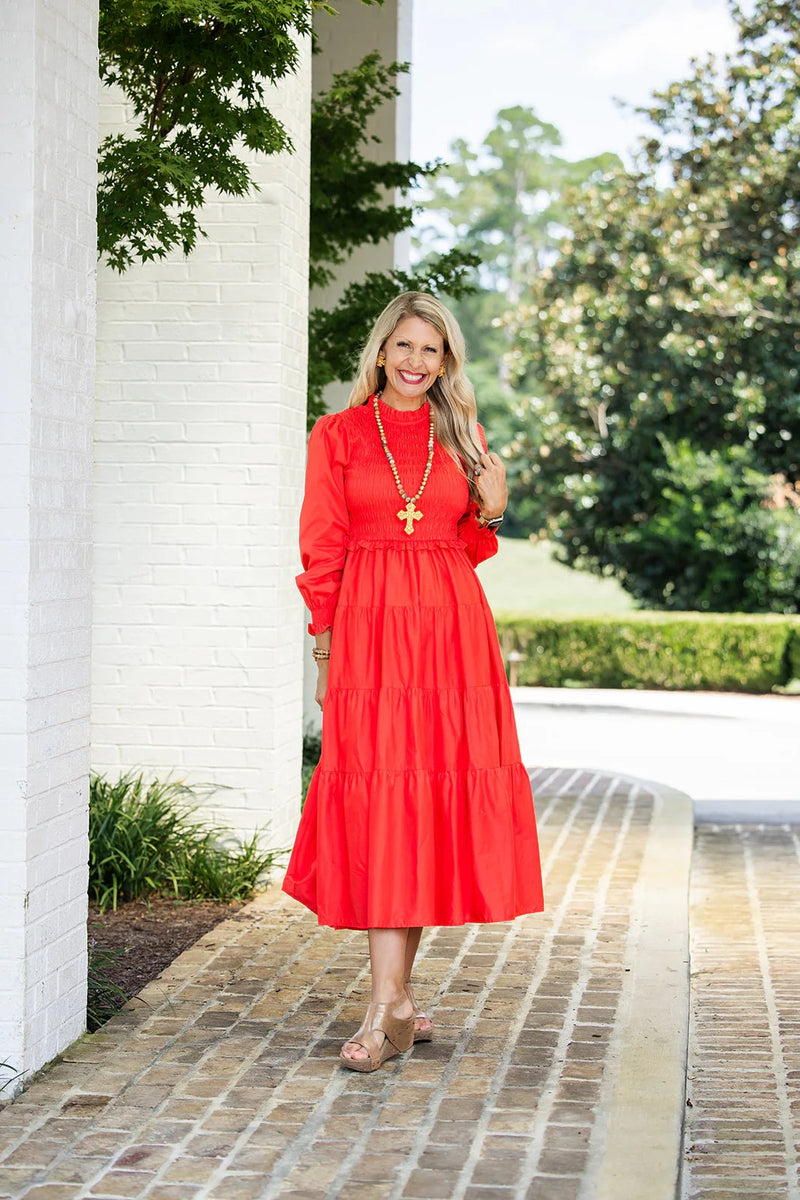 34" Crazy Lace Agate with Cami Cross