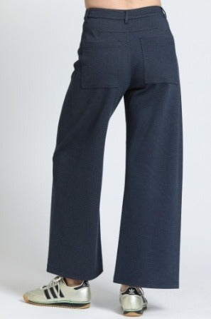 Knit Barrel Leg Pant