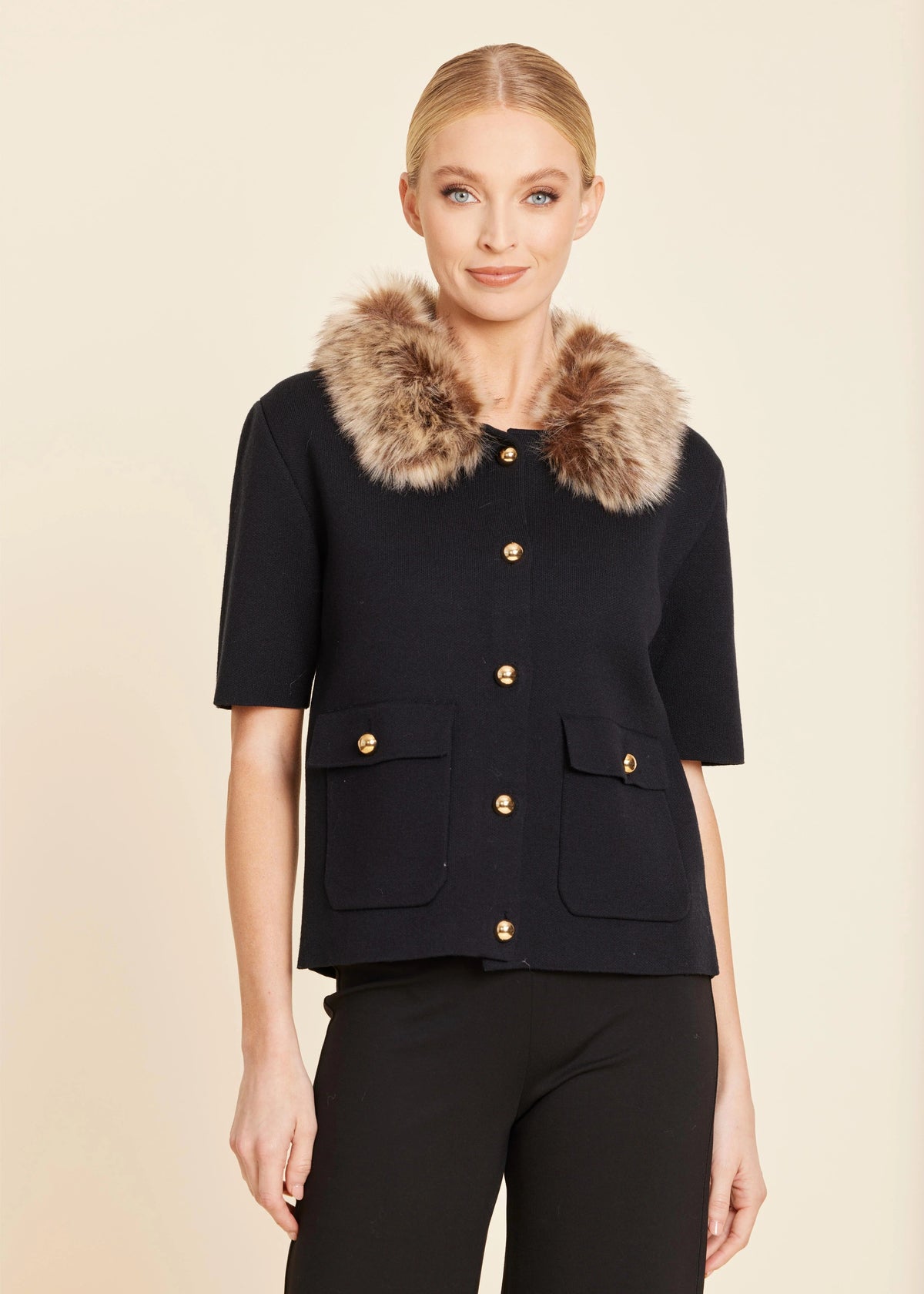 Black and Chestnut Sweater