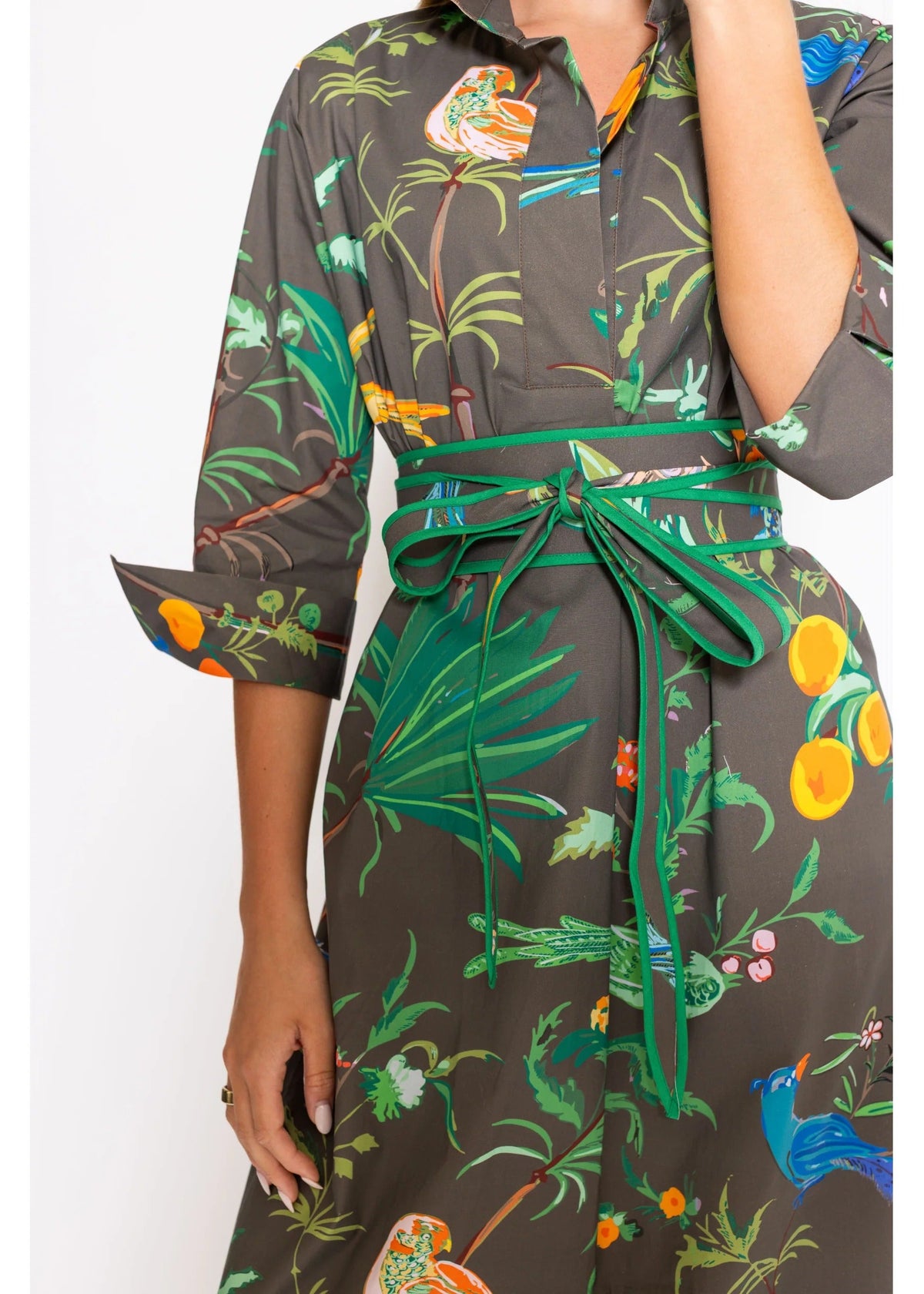 Feather Frolic Obi Sash