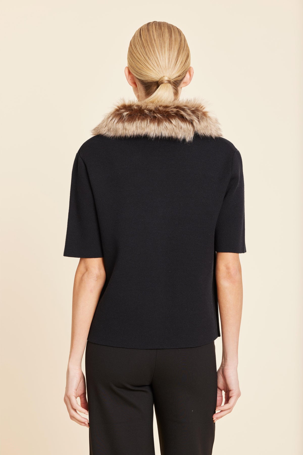 Black and Chestnut Sweater