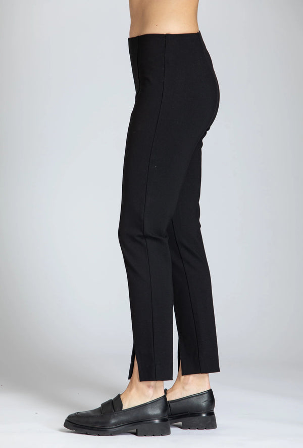 Pull-on Ponte Pant w/Split hem