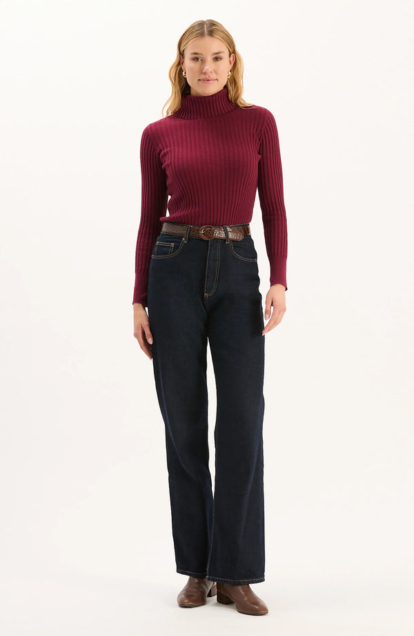 Cotton Cashmere Turtleneck
