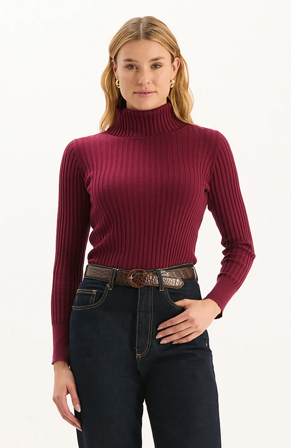 Cotton Cashmere Turtleneck