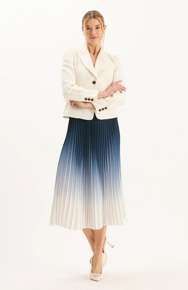 Cara Hombred Pleated Skirt