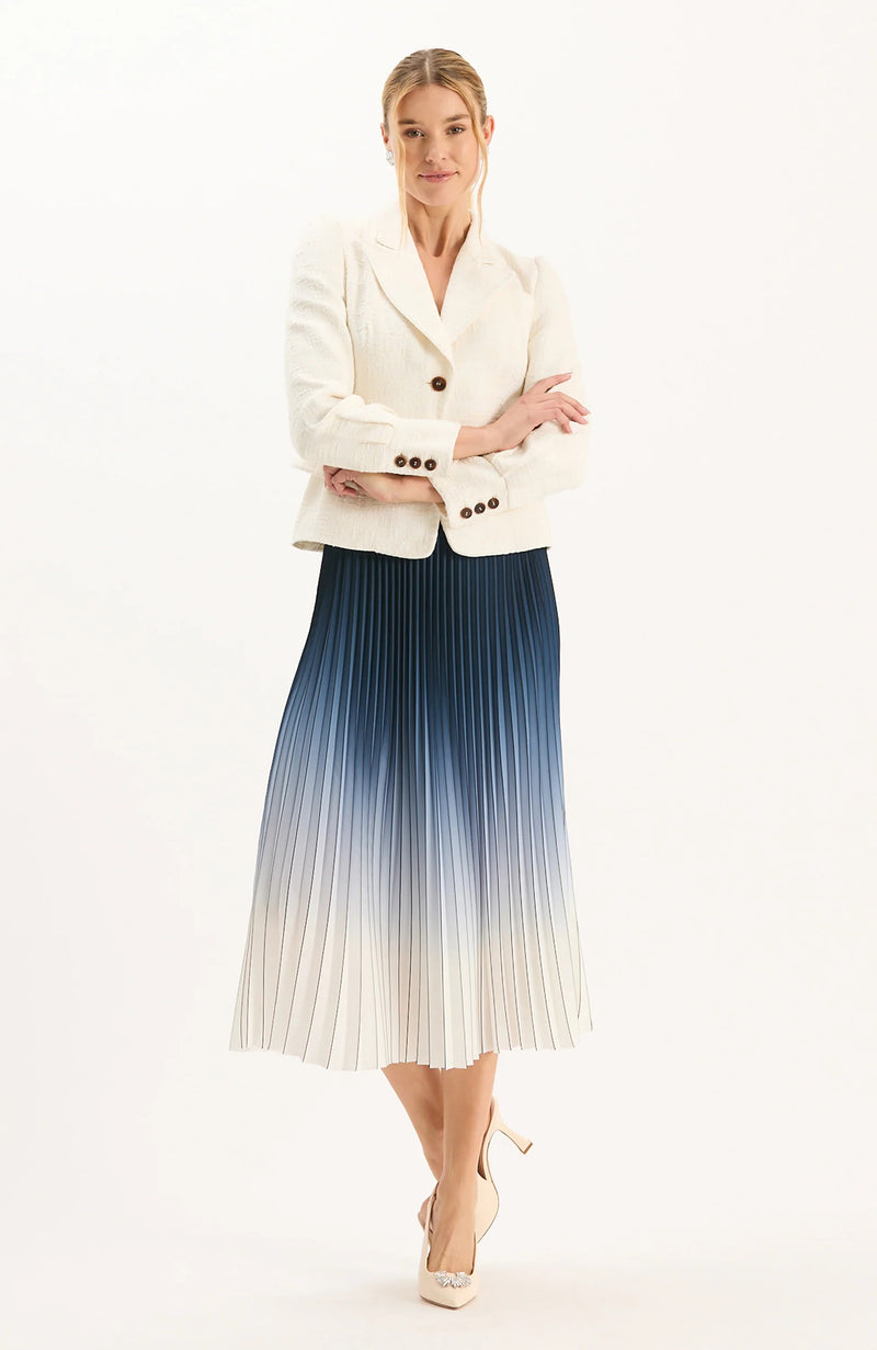 Cara Hombred Pleated Skirt