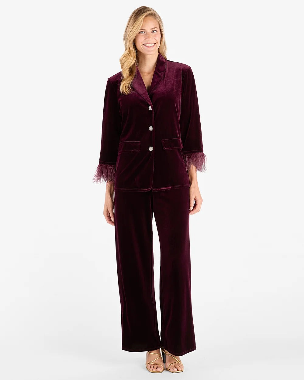 Essie Stretch Velvet Jacket