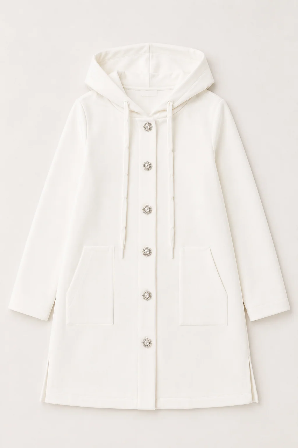 Francesca Stretch French Scuba Jacket with Studs