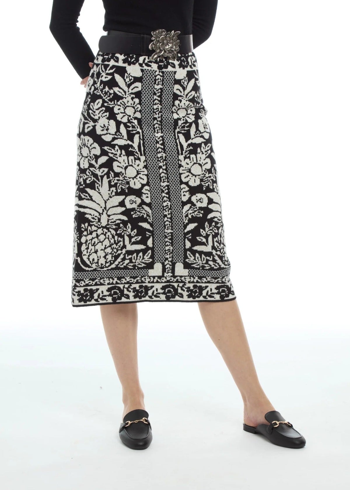 Rhumba Pineapple Knit Skirt
