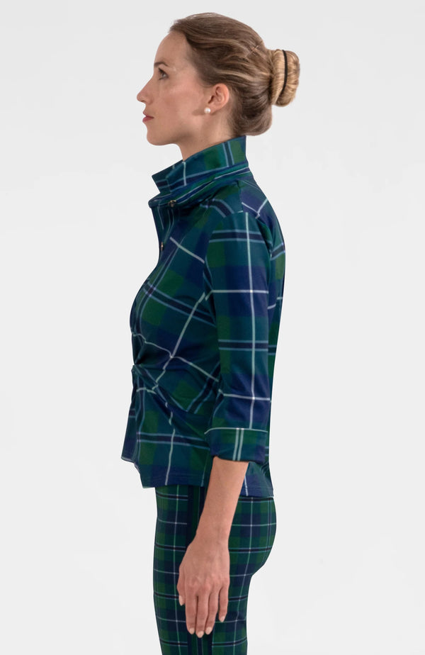 Twist & Shout Top - Melville Tartan