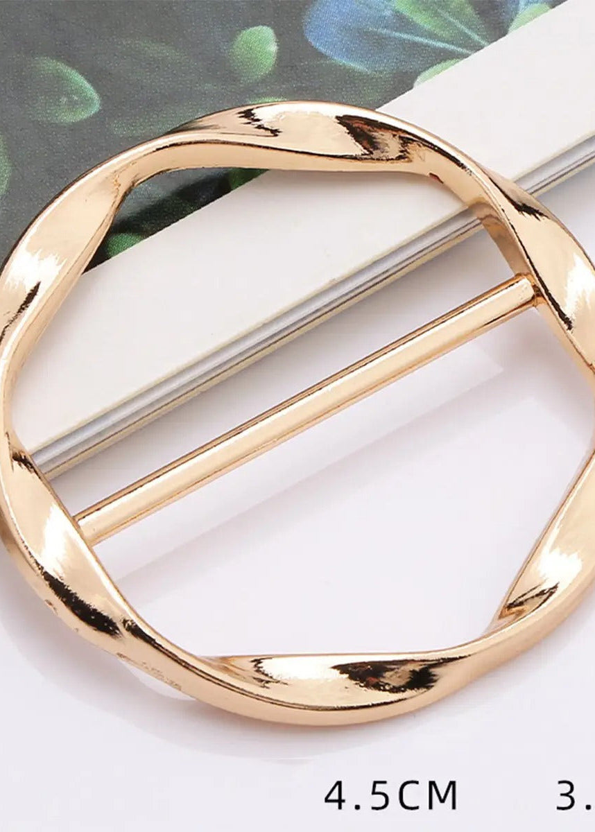 Metal Ring Simple Scarf Ring