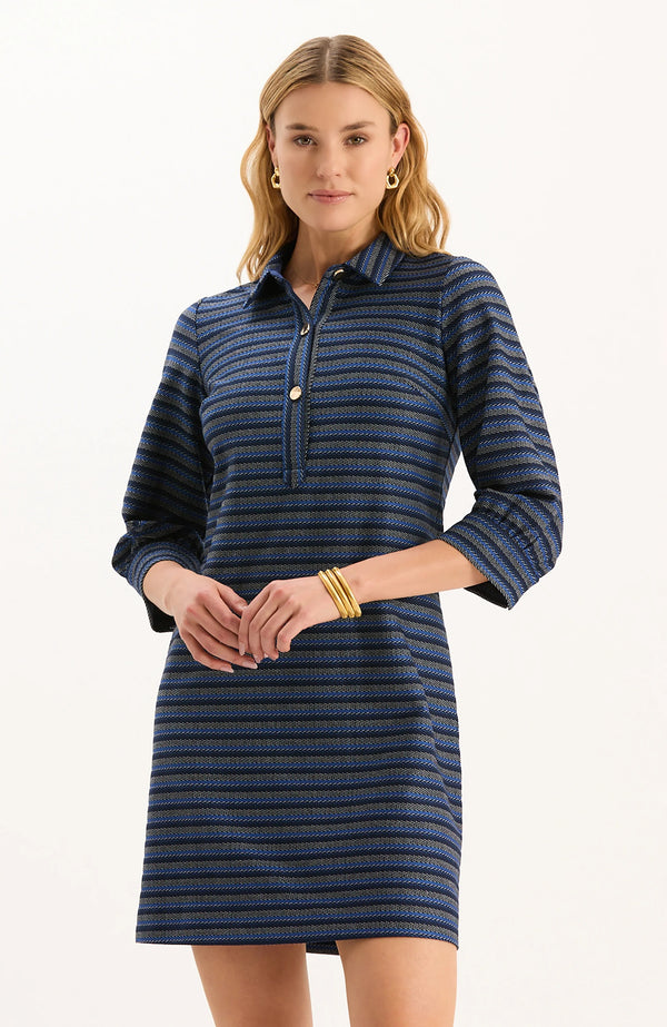 Kat Gold Button Knit Dress