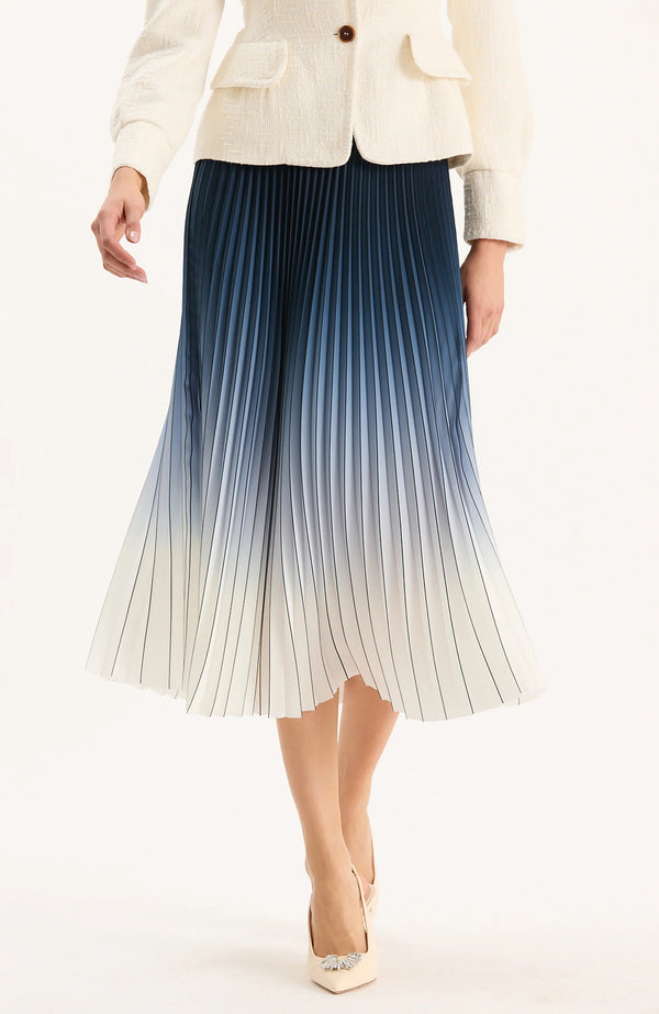 Cara Hombred Pleated Skirt