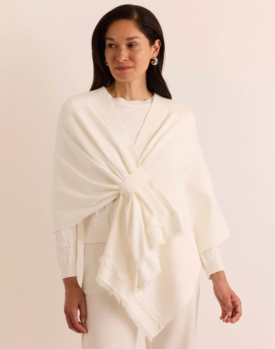Mabel Tab Fringe Wrap