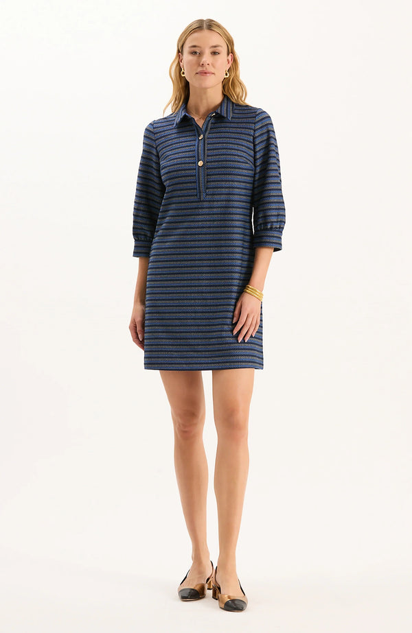 Kat Gold Button Knit Dress