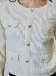 Sequin BF Cardigan