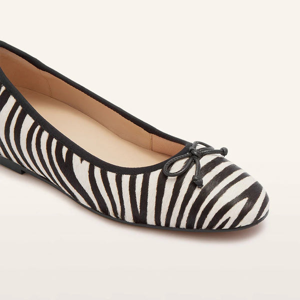 Trinity Zebra Print Ballet Flat