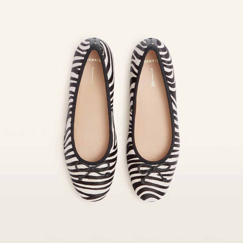 Trinity Zebra Print Ballet Flat