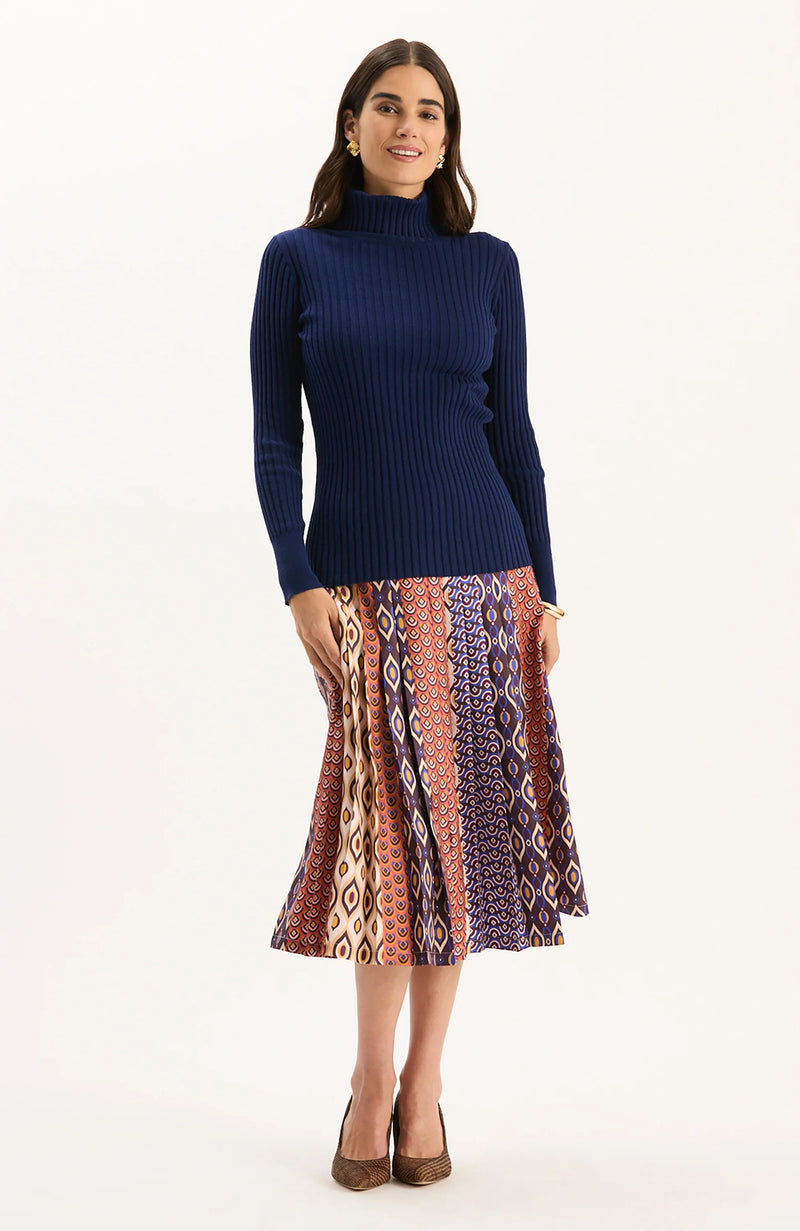 Cotton Cashmere Turtleneck