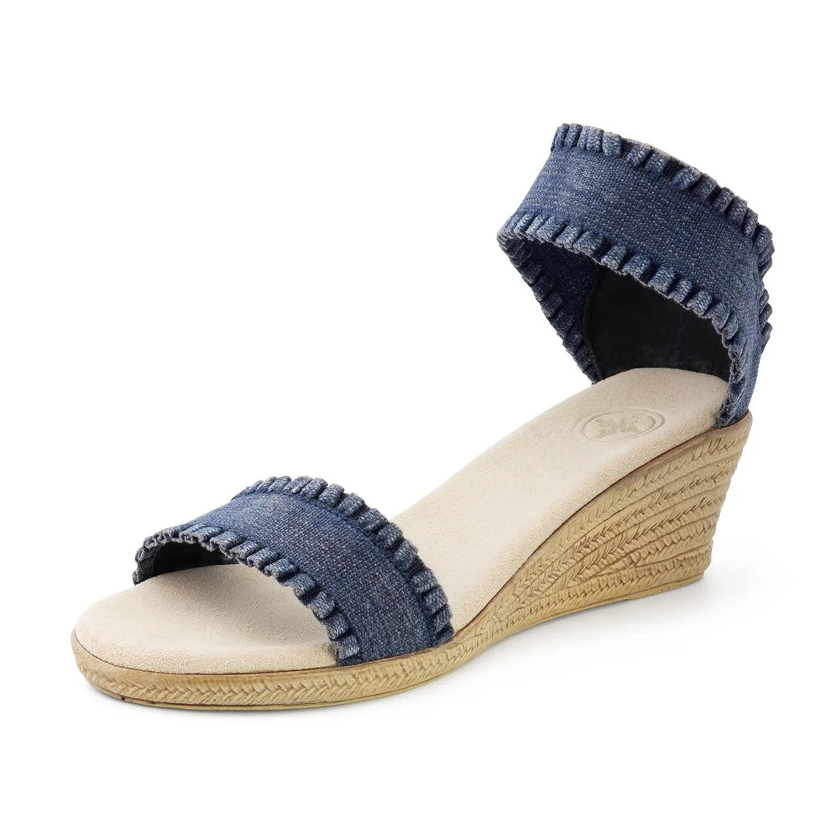 Mana - Ruffle Wrap Tall Espadrille Wedge