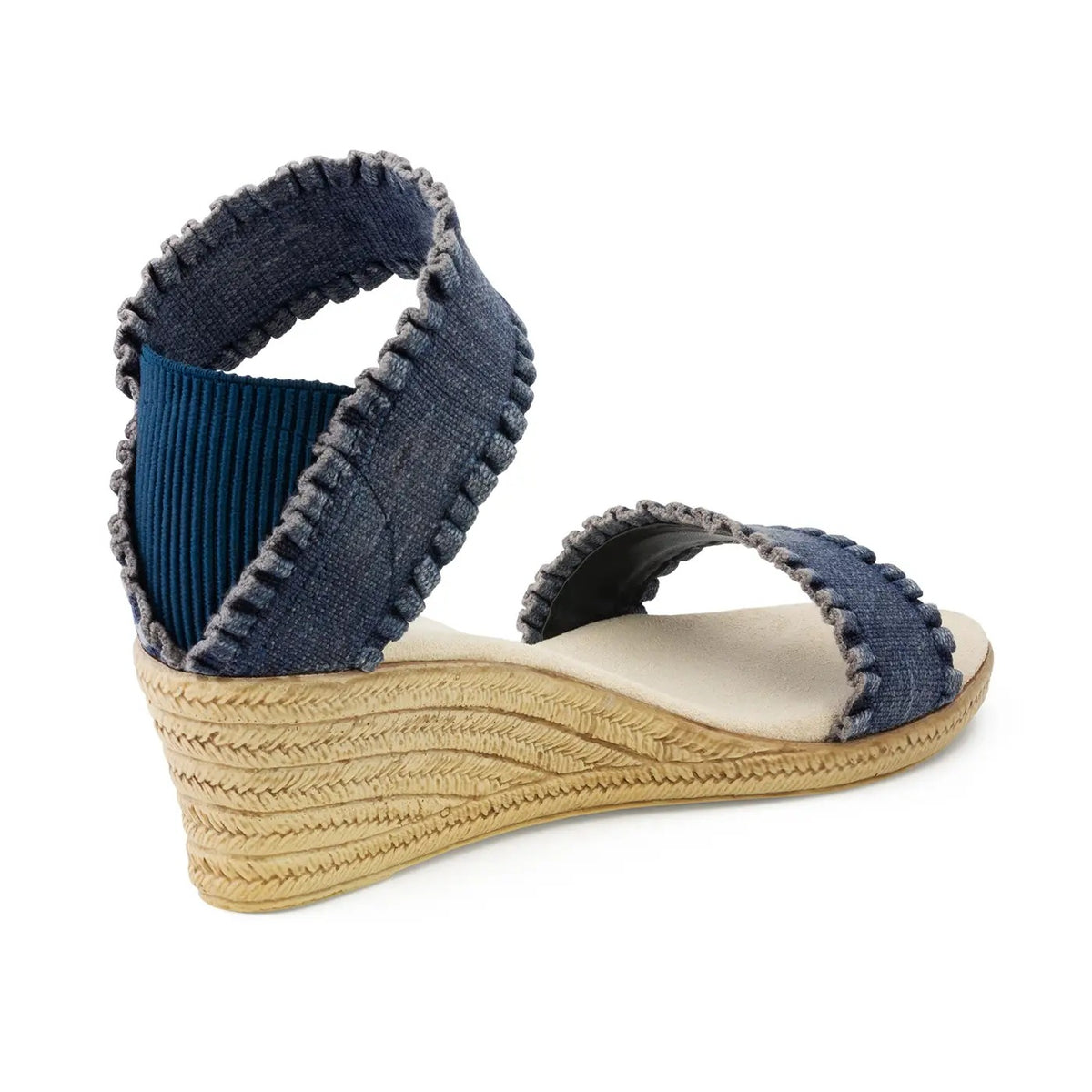Mana - Ruffle Wrap Tall Espadrille Wedge
