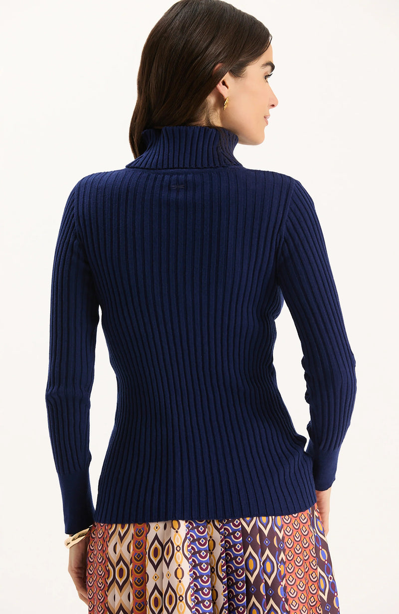 Cotton Cashmere Turtleneck