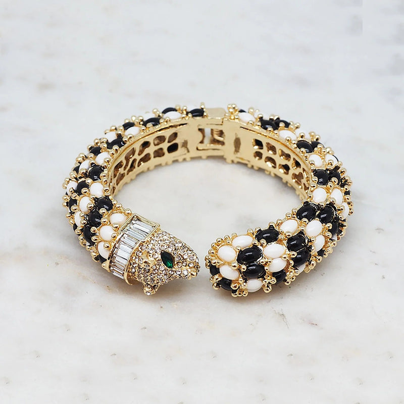 Jeweled Tiger Bracelet - 2 Colors
