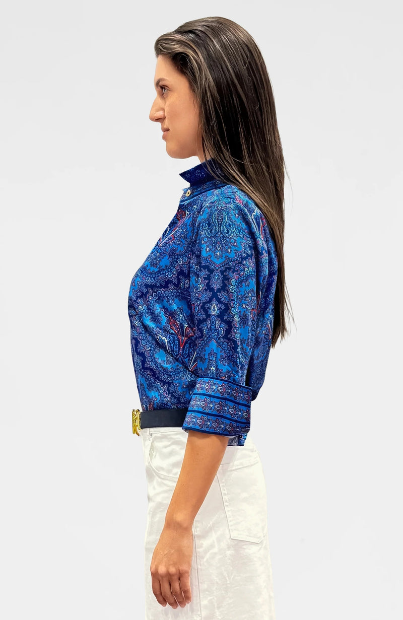 Boyfriend Shirt - Passion Paisley