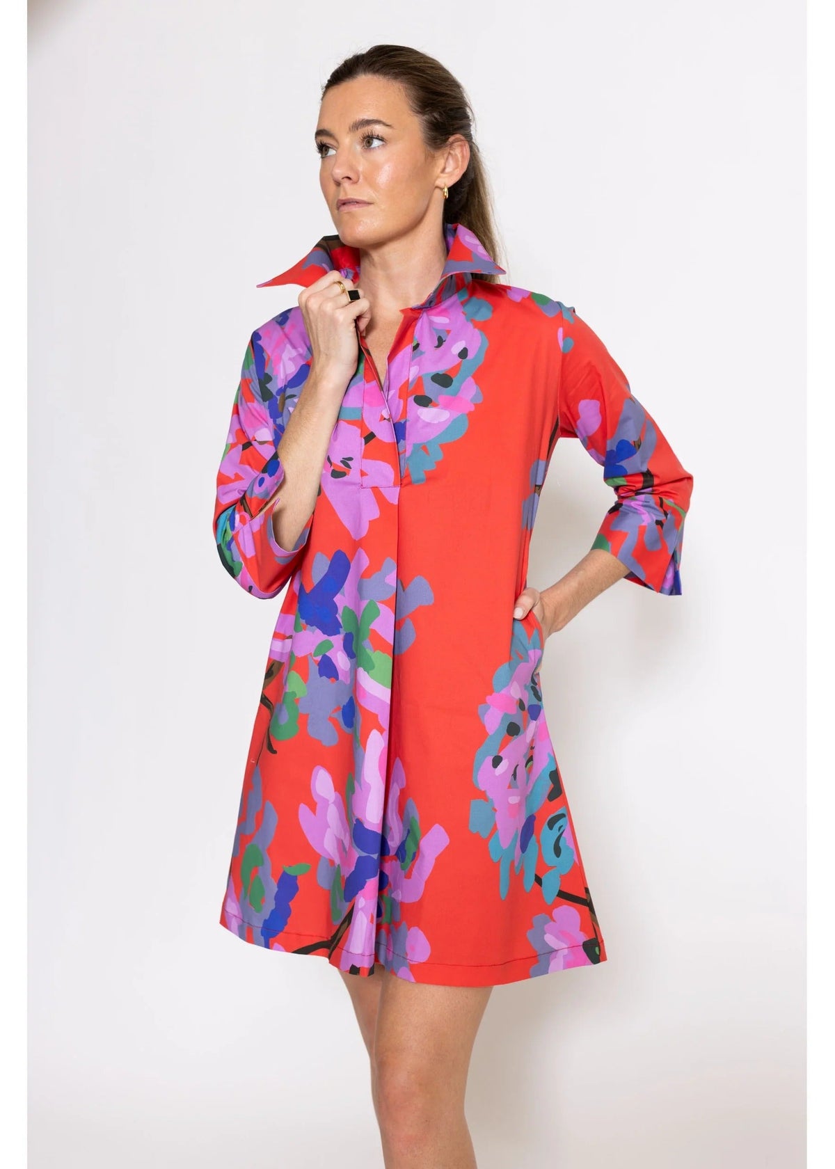 Miss Scarlet Ruthie Shirt Dress Short